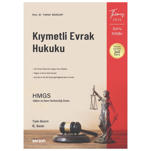 THEMIS Kıymetli Evrak Hukuku Soru Kitabı - Tamer Bozkurt 2026