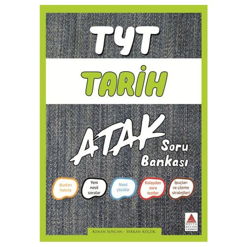 YKS TYT Tarih Atak Soru Bankası Delta Kültür Yayınları