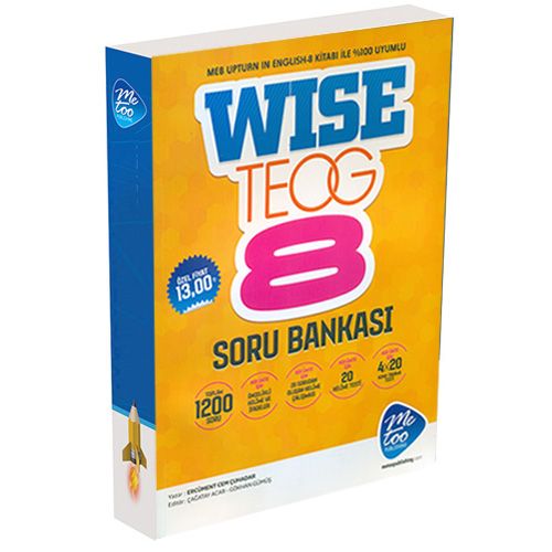 TEOG Wise Soru Bankası Metoo Publishing Yayınları