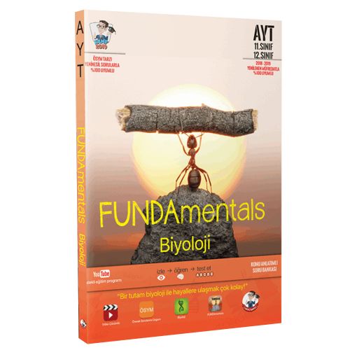 YKS AYT Fundamentals Biyoloji Konu Anlatımlı Soru Bankası Tonguç Akademi Yayınları