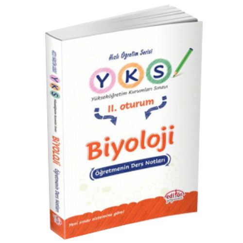 YKS 1.Oturum Biyoloji Öğretmenin Ders Notları Editör Yayınları