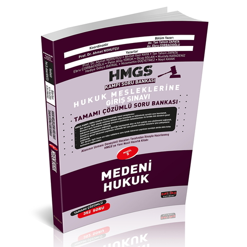 HMGS Kampı Medeni Hukuk Soru Bankası Savaş Yayınları Nisan 2025
