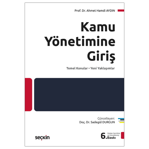 Kamu Yönetimine Giriş - Ahmet Hamdi Aydın, Sadegül Durgun