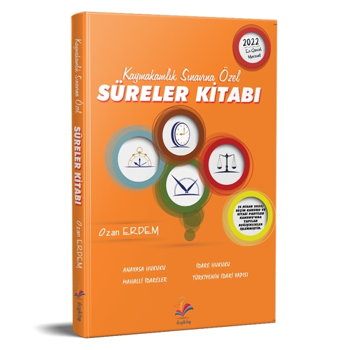 Kaymakamlık Sınavına Özel Süreler Kitabı Dizgi Kitap Yayınları 2022