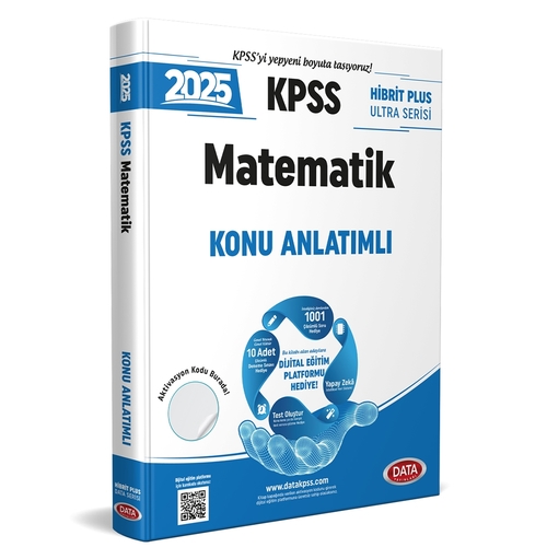 KPSS Hibrit Plus Ultra Serisi Matematik Konu Anlatımlı Data Yayınları 2025