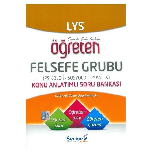 LYS Öğreten Felsefe Grubu Konu Anlatımlı Soru Bankası Seviye Yayınları