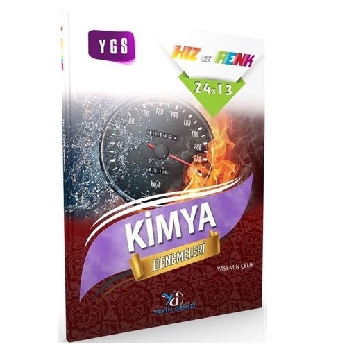 YGS Kimya Hız ve Renk 24x13 Denemeleri - Yayın Denizi Yayınları
