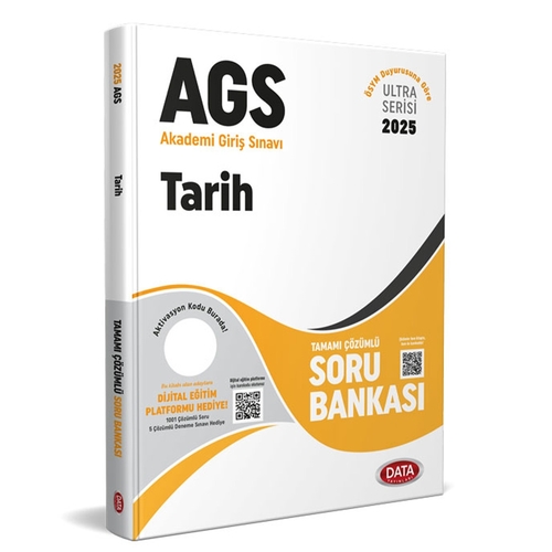 AGS Ultra Serisi Tarih Tamamı Çözümlü Soru Bankası Data Yayınları 2025