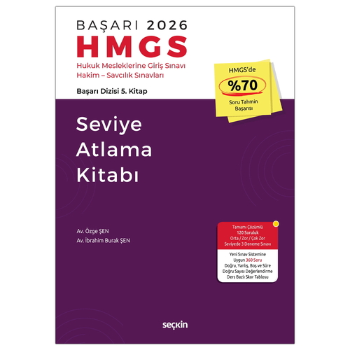 Başarı HMGS Seviye Atlama Kitabı - Özge Şen, İbrahim Burak Şen