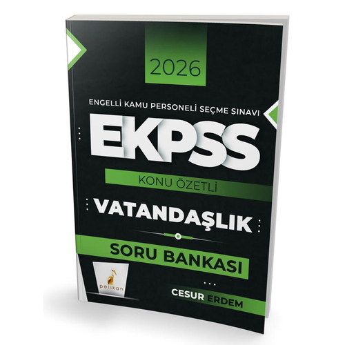 EKPSS Vatandaşlık Konu Özetli Soru Bankası Pelikan Yayınları 2026