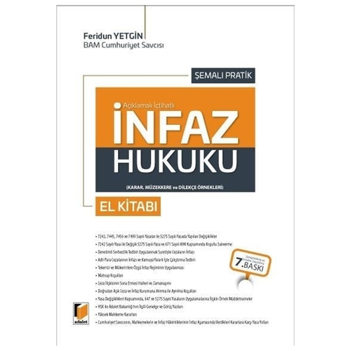 İnfaz Hukuku El Kitabı - Feridun Yetgin