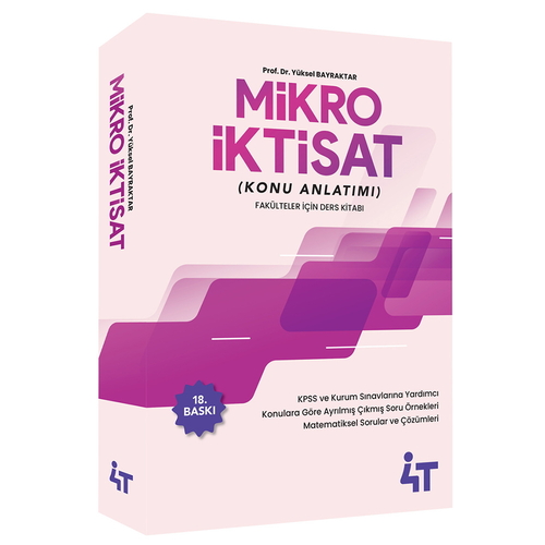 KPSS A Gurubu Mikro İktisat Konu Anlatımı 4T Yayınları 2026