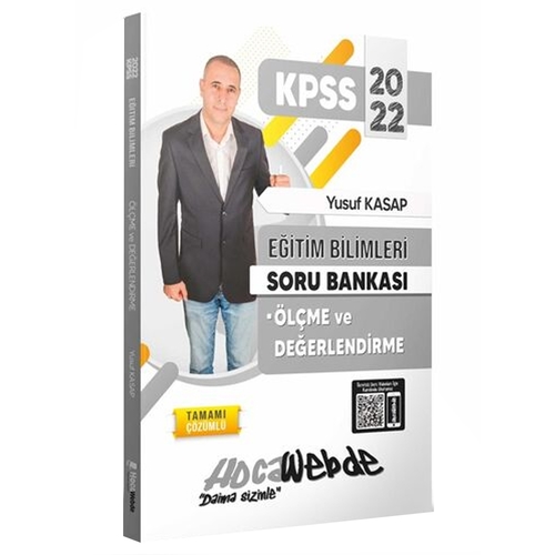 KPSS Eğitim Bilimleri Ölçme ve Değerlendirme Tamamı Çözümlü Soru Bankası Hocawebde Yayınları 2022