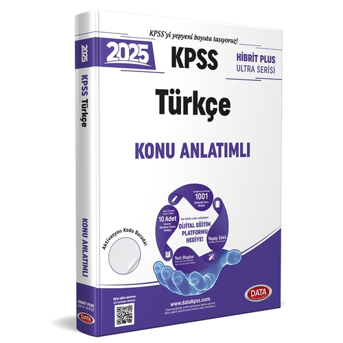 KPSS Hibrit Plus Ultra Serisi Türkçe Konu Anlatımlı Data Yayınları 2025
