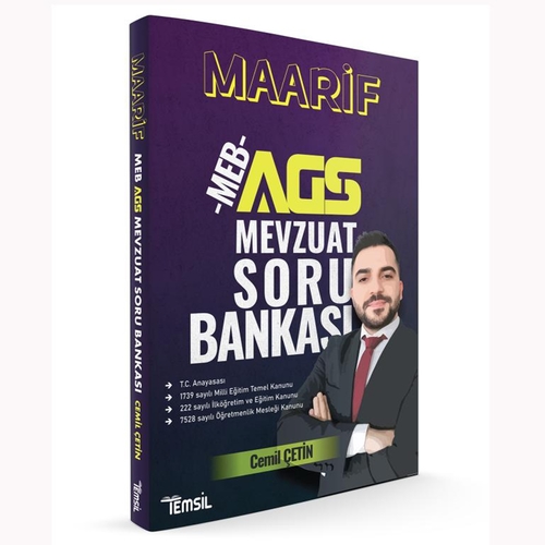 Maarif MEB AGS Mevzuat Soru Bankası Temsil Kitap Yayınları 2025