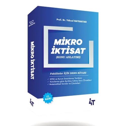 Mikro İktisat Konu Anlatımı 4T Yayınları 2024
