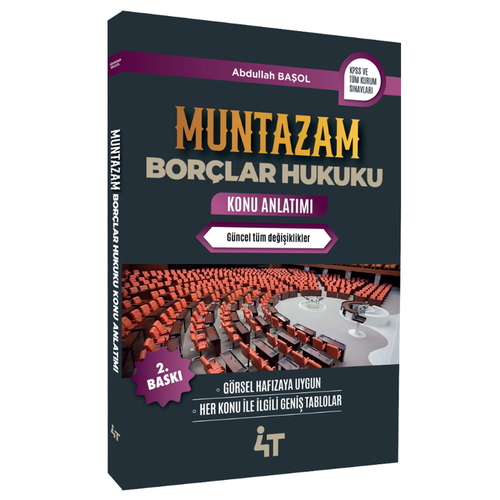 Muntazam Borçlar Hukuku Konu Anlatımı 4T Yayınları 2025