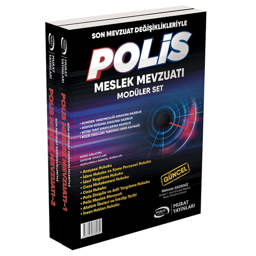 Polis Meslek Hukuku ve Mevzuatı Murat Yayınları