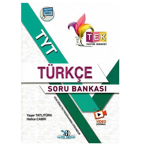 TYT TEK Serisi Video Çözümlü Türkçe Soru Bankası - Yayın Denizi Yayınları