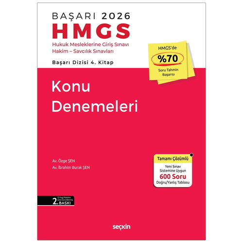 Başarı HMGS Konu Denemeleri - Özge Şen, İbrahim Burak Şen