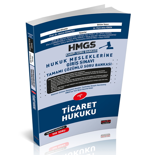 HMGS Kampı Ticaret Hukuku Soru Bankası Savaş Yayınları Nisan 2025