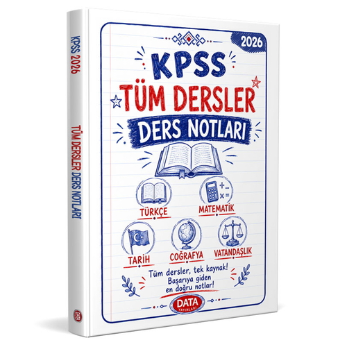 KPSS Tüm Dersler Notları Data Yayınları 2026