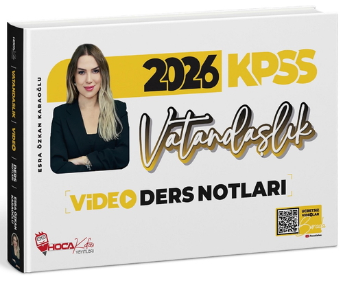KPSS Vatandaşlık Video Ders Notları Hoca Kafası Yayınları 2026