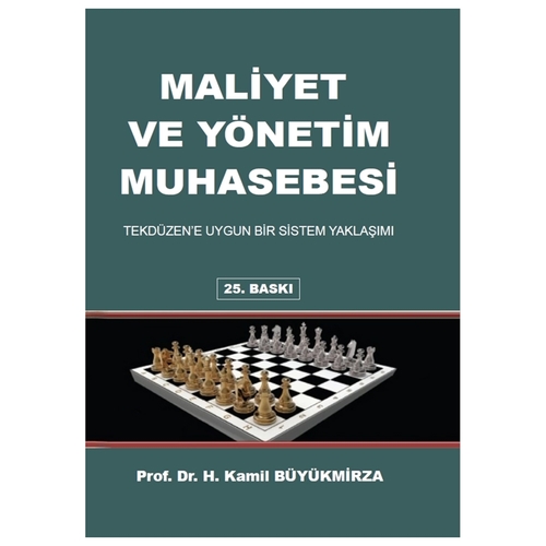 Maliyet ve Yönetim Muhasebesi - H. Kamil Büyükmirza