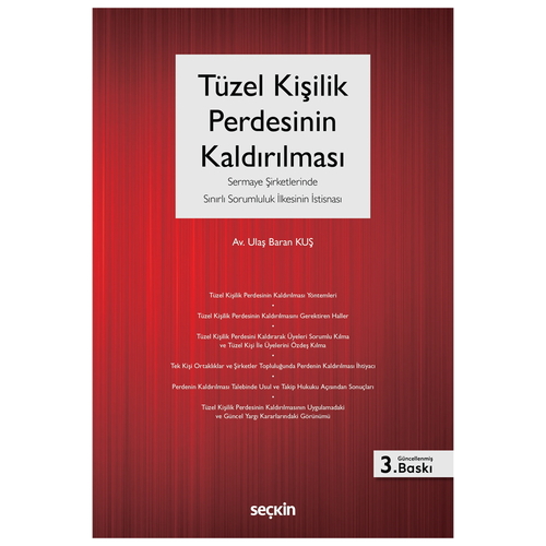 Tüzel Kişilik Perdesinin Kaldırılması - Ulaş Baran Kuş