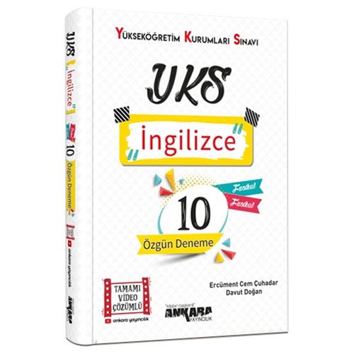 YKS İngilizce 10 Özgün Deneme Ankara Yayıncılık