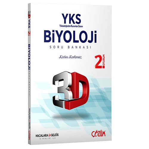 YKS TYT 2. Oturum 3D Biyoloji Soru Bankası Çözüm Yayınları