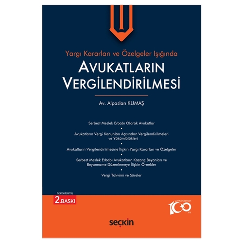 Avukatların Vergilendirilmesi - Alpaslan Kumaş