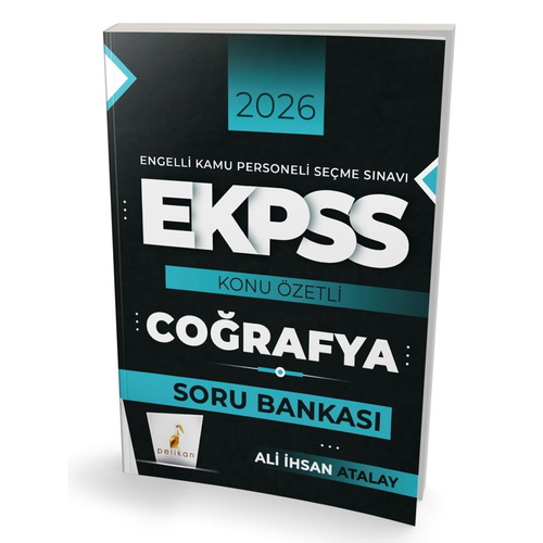 EKPSS Coğrafya Konu Özetli Soru Bankası Pelikan Yayınları 2026