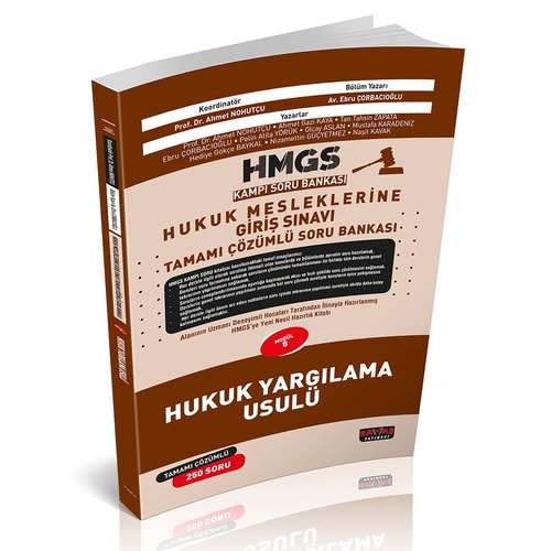 HMGS Kampı Hukuk Yargılama Usulü Soru Bankası Savaş Yayınları Nisan 2025
