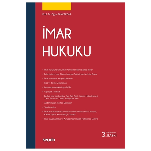 İmar Hukuku - Oğuz Sancakdar