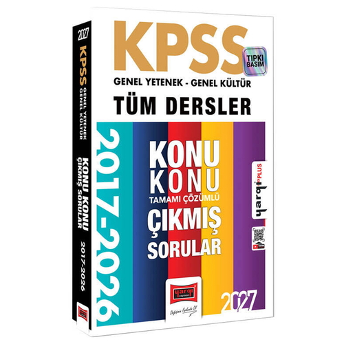 KPSS GK-GY Tüm Dersler Konu Konu Tamamı Çözümlü 10 Yıl Çıkmış Sorular Yargı Yayınları 2027