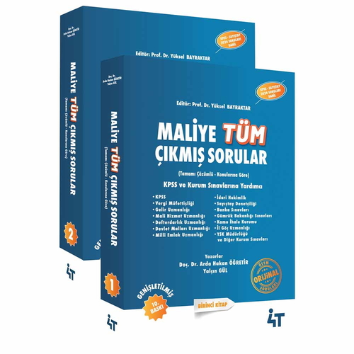 Maliye Tüm Çıkmış Sorular Tamamı Çözümlü 4T Yayınları 2025