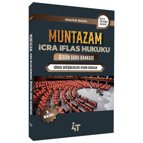 Muntazam İcra ve İflas Hukuku Özgün Soru Bankası 4T Yayınları 2025