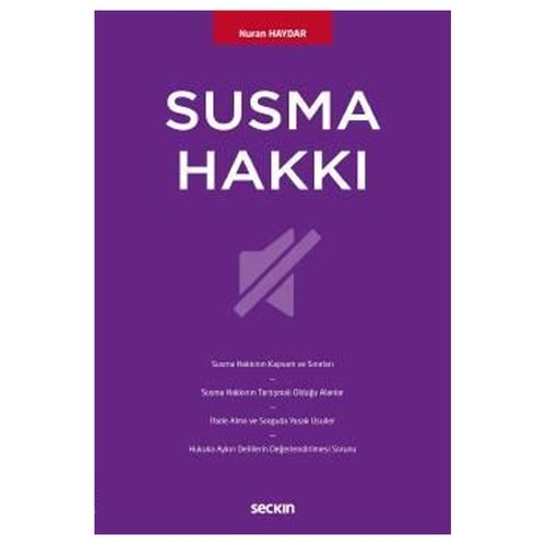 Susma Hakkı - Nuran Haydar