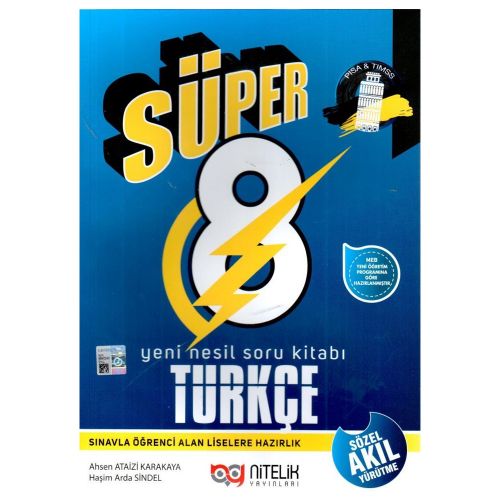 8. Sınıf Türkçe Süper Soru Kitabı Nitelik Yayınları