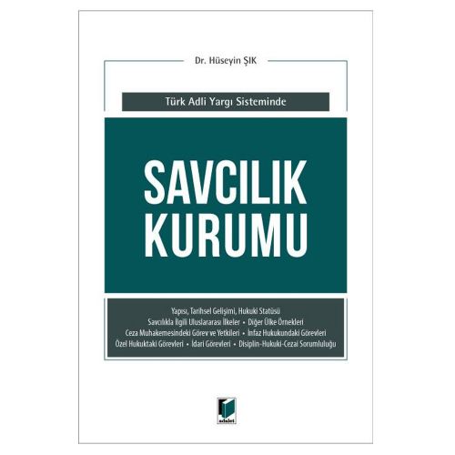Savcılık Kurumu - Hüseyin Şık