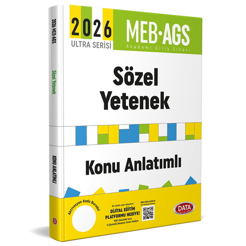 AGS Ultra Serisi Sözel Yetenek Türkçe Konu Anlatımlı Data Yayınları 2026