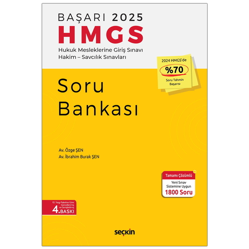 Başarı HMGS Soru Bankası - Özge Şen, İbrahim Burak Şen