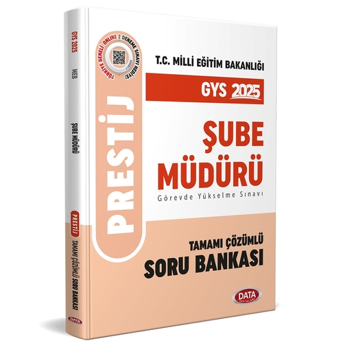 GYS Milli Eğitim Bakanlığı Şube Müdürlüğü Prestij Tamamı Çözümlü Soru Bankası Data Yayınları 2025