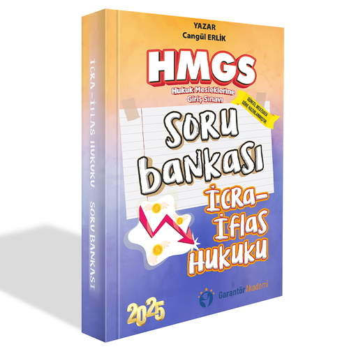 HMGS İcra İflas Hukuku Soru Bankası Garantör Akademi Yayınları 2025