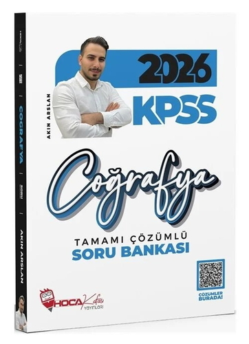KPSS Coğrafya Soru Bankası Tamamı Çözümlü Hoca Kafası Yayınları 2026