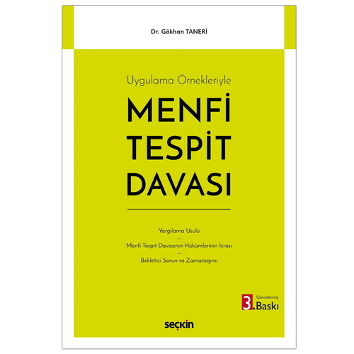 Menfi Tespit Davası - Gökhan Taneri