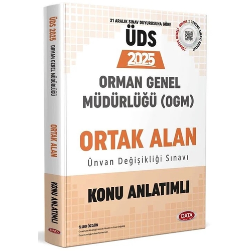 ÜDS Orman Genel Müdürlüğü Ortak Alan Konu Anlatımlı Data Yayınları 2025
