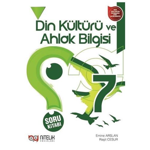 7. Sınıf Din Kültürü ve Ahlak Bilgisi Soru Kitabı Nitelik Yayınları