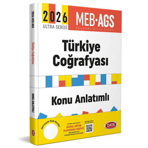 AGS Ultra Serisi Türkiye Coğrafyası Konu Anlatımlı Data Yayınları 2026